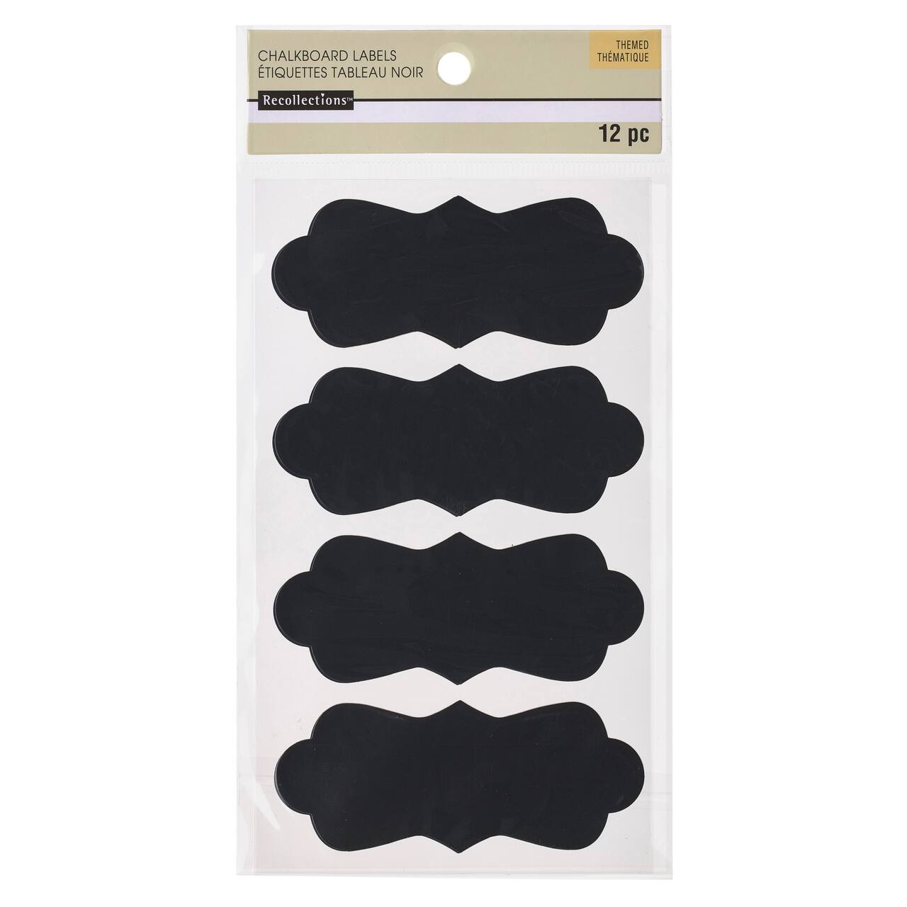 12 Packs: 12 ct. (144 total) Elegant Chalkboard Labels by Recollections™